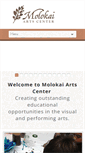 Mobile Screenshot of molokaiartscenter.com